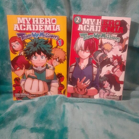 My Hero Academia Team-Up Missions By Yoko Akiyama Vol. 1 & 2 Viz Manga Lot - Picture 1 of 8